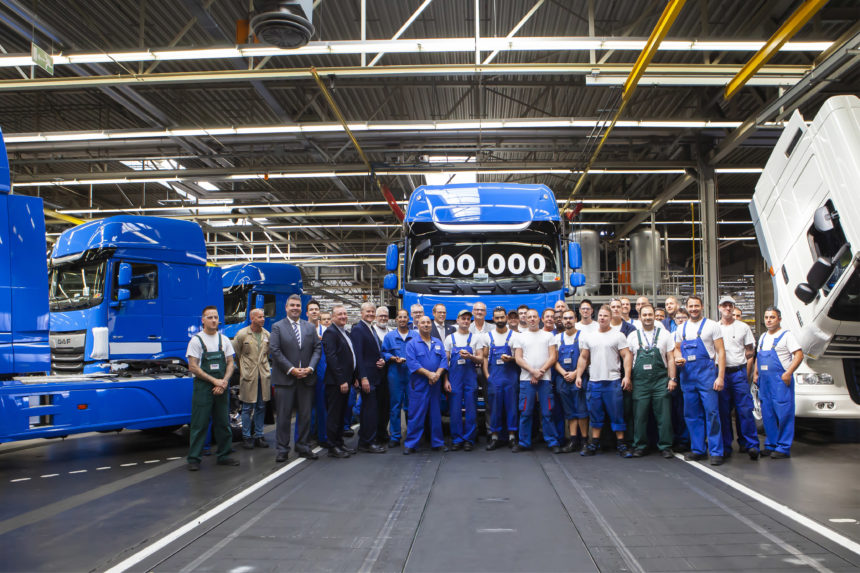 100.000 de camioane din noua generație DAF