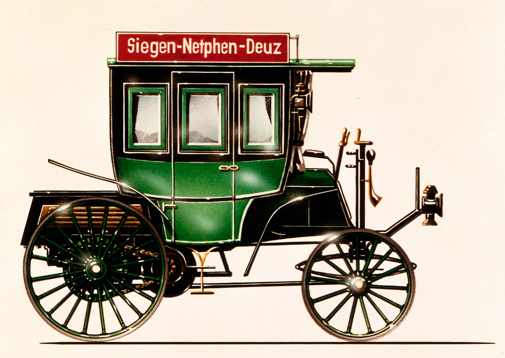 Primul autobuz cu motor cu combustie internă a împlinit 125 de ani Benz Omnibus