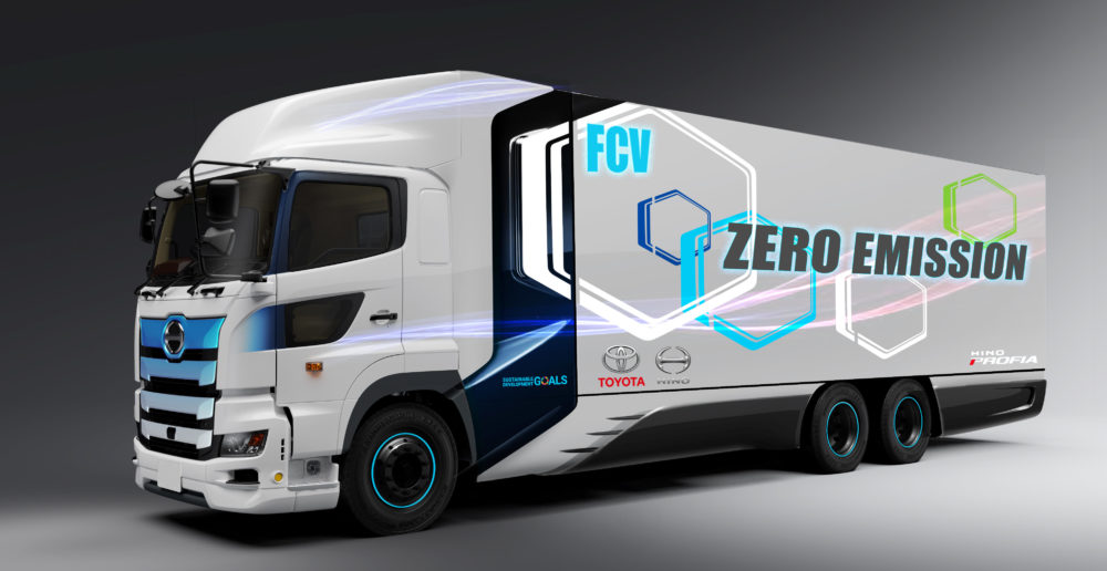 Toyota și Hino vor dezvolta un camion alimentat cu hidrogen