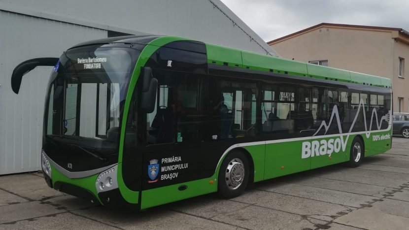 Primul autobuz electric SOR a ajuns la Brașov
