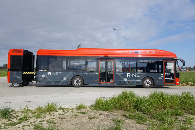 Autobuz electric VDL, cu tehnologia de hidrogen în remorcă