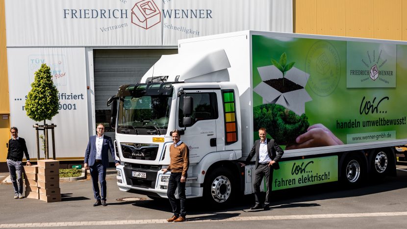 Camion electric MAN eTGM pentru Friedrich Wenner GmbH