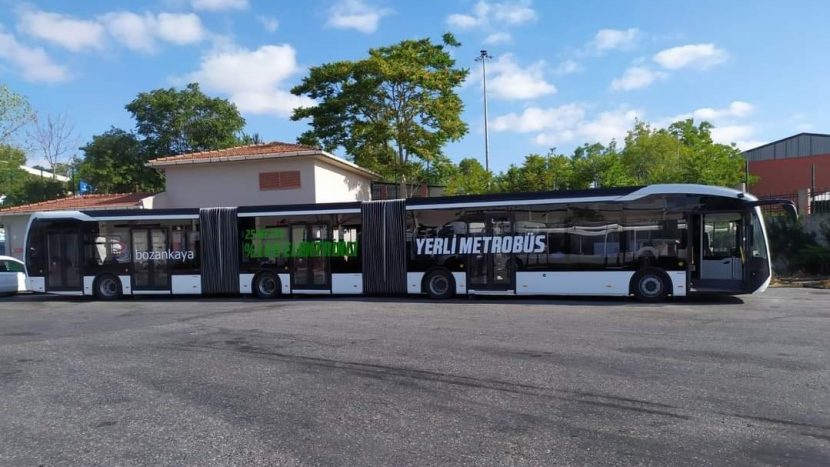 Autobuz electric de 25 de metri lungime în Turcia