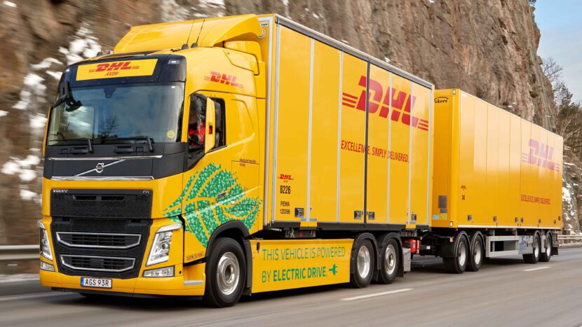 DHL va testa un camion electric Volvo de 60 de tone în transporturi regionale